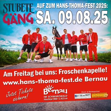 Entradas para Samstag Hans-Thoma-Fest 2025 en 09.08.2025 - Comprar entradas
